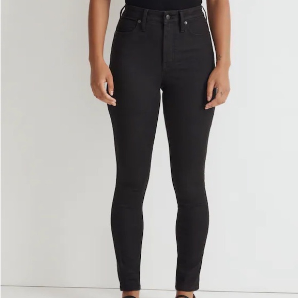 Madewell Curvy High Rise Skinny Jeans Black